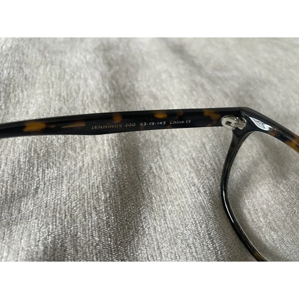 Warby Parker Jennings 200 Brown Tortoise Eyeglasses 53-19 145 Glasses